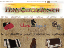 Tablet Screenshot of halfcircleranch.com